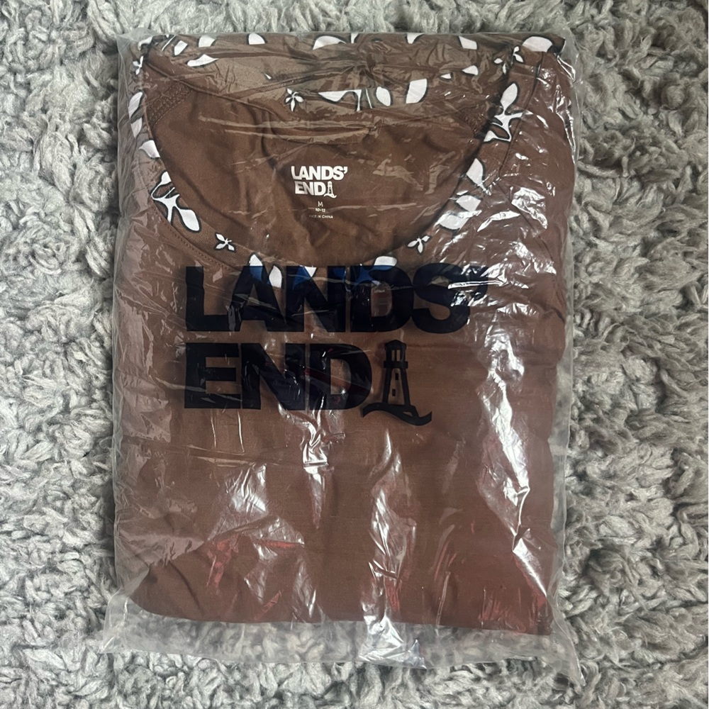 Lands End Allspice Floral Pj Set